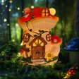 TENHSOP Garden mushroom house decoration ornaments, outdoor commemorative garden decoration gifts Cheap