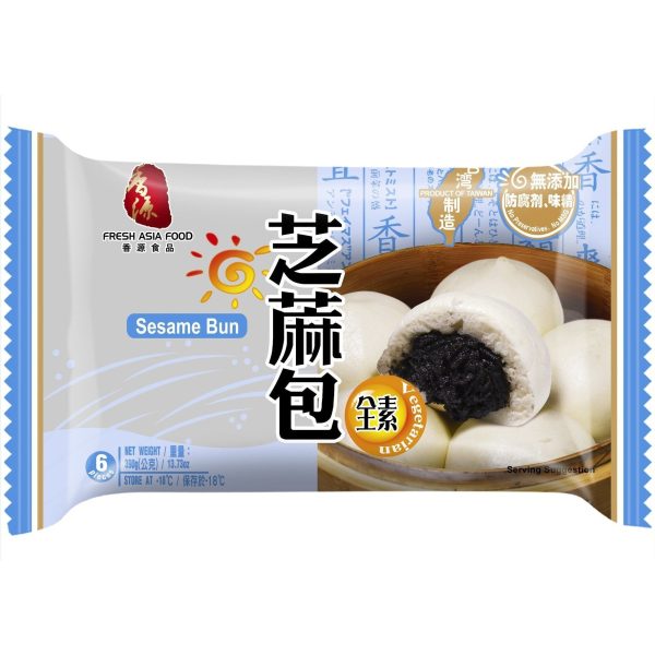 FRESH ASIA SESAME BUN 390G 香源台湾芝麻包 For Discount