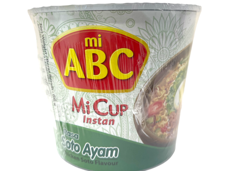 ABC SOTO CHICKEN FLAVOUR INSTANT NOODLE CUP 60G on Sale