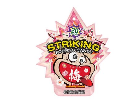 STRIKING PLUM POPPING CANDY 30G Cheap