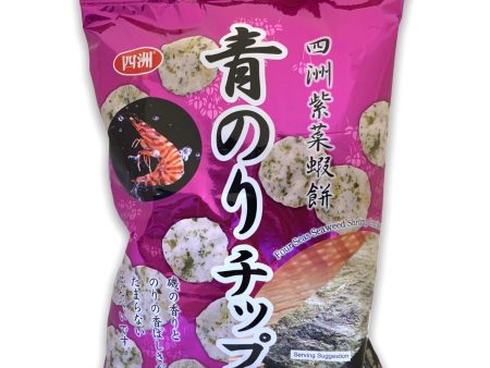 FOUR SEAS JAPANESE SEAWEED SHRIMP CRACKER - 80G 四洲日本紫菜蝦餅 For Discount