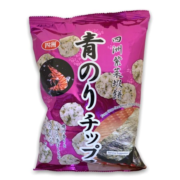 FOUR SEAS JAPANESE SEAWEED SHRIMP CRACKER - 80G 四洲日本紫菜蝦餅 For Discount