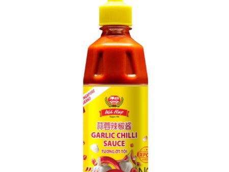 WOH HUP HALAL GARLIC CHILLI SAUCE 460G 和合蒜蓉辣椒醬 on Sale