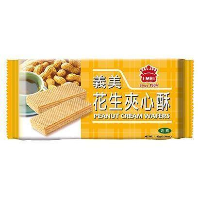 I MEI PEANUT FLAVOUR CREAM WAFERS 152G 義美夾心酥 - 花生 For Cheap