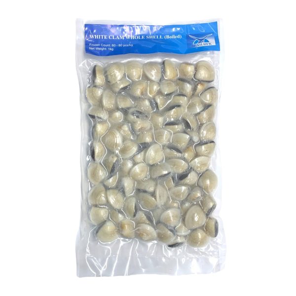 SEAHAWK WHOLE WHITE CLAMS IN SHELL SEAHAWK - 1KG Sale