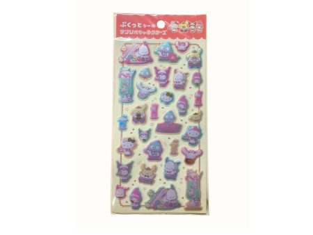 SANRIO CHARACTERS CAFE THEMED PUFFY STICKERS Online now