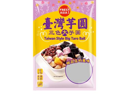 FRESH ASIA TAIWAN STYLE TARO BALL 500G 香源台湾三色大芋圆 For Discount