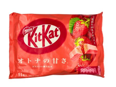 KIT KAT STRAWBERRY CHOCOLATE FLAVOUR 124.5g Cheap