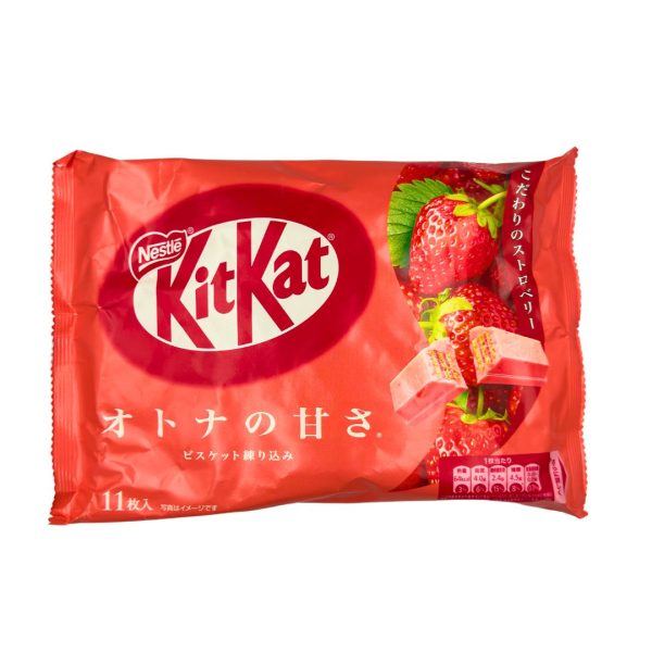 KIT KAT STRAWBERRY CHOCOLATE FLAVOUR 124.5g Cheap