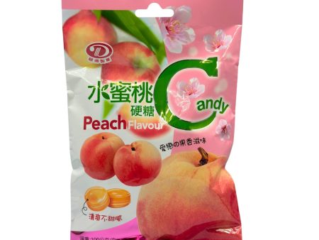 GC PEACH FLAVOUR CANDY 75G For Cheap