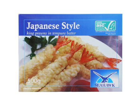 SEAHAWK FROZEN JAPANESE STYLE KING PRAWNS IN TEMPURA BATTER 500G (APPROX. 30 PIECES) Discount