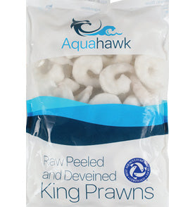 AQUAHAWK 26 30 INDIVIDUALLY QUICK FROZEN PEELED & DEVEINED PRAWNS - 700G NET Supply