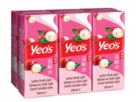 YEO S LYCHEE DRINK, Pack of 6 清香荔枝水 on Sale