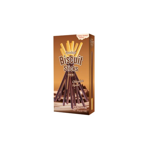 CHOCOLATE COATED BISCUIT STICKS 60G Hot on Sale