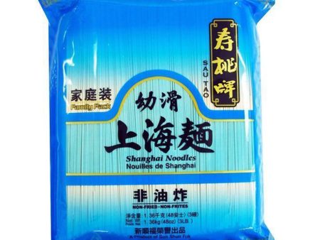 SAU TAO SHANGHAI NOODLE LARGE 1.36KG 壽桃幼滑上海麵 Online