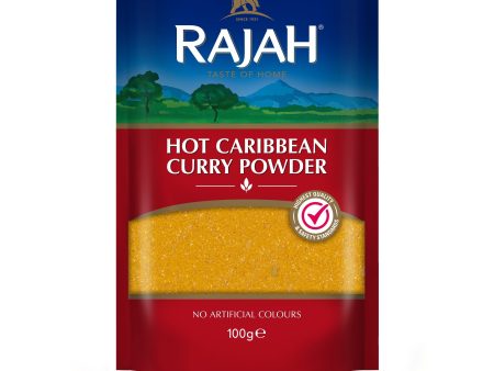 RAJAH HOT CARIBBEAN CURRY POWDER 100G Online Sale