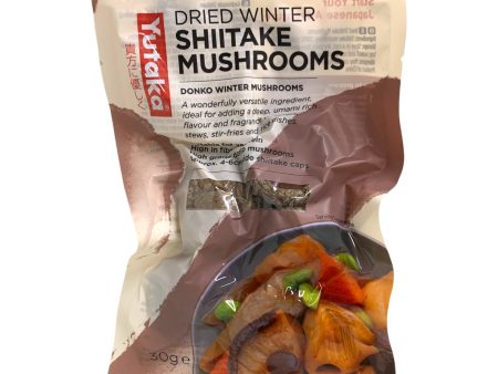 YUTAKA DRIED WINTER SHITAKE MUSHROOMS 30g Hot on Sale