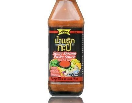 LOBO SPICY SHRIMP PASTE SAUCE IN GLASS BOTTLE 220ML Cheap