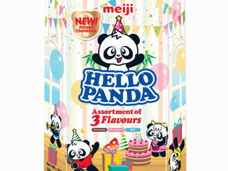 MEIJI HELLO PANDA ASSORTED BISCUIT JUMBO PACK on Sale