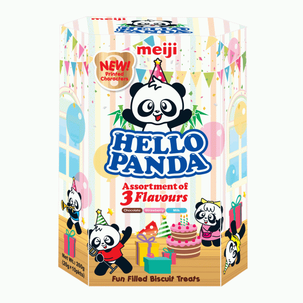 MEIJI HELLO PANDA ASSORTED BISCUIT JUMBO PACK on Sale