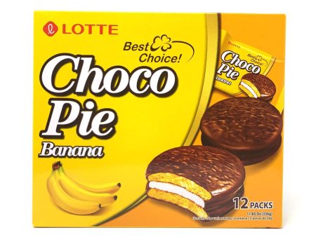 Lotte Choco Pie Banana Flavour Fashion