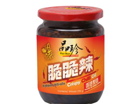 PUN CHUN CRISPY CHILLI OIL 210G 品珍脆脆辣椒油 For Sale