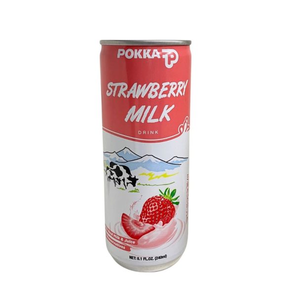 POKKA STRAWBERRY MILK DRINK 240ML Online now