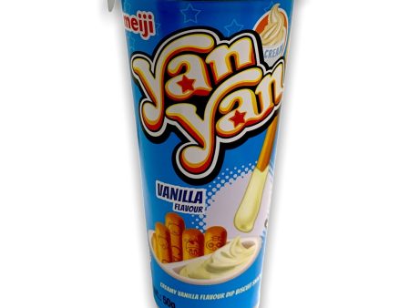 MEIJI YAN YAN VANILLA BISCUIT - 50G For Sale