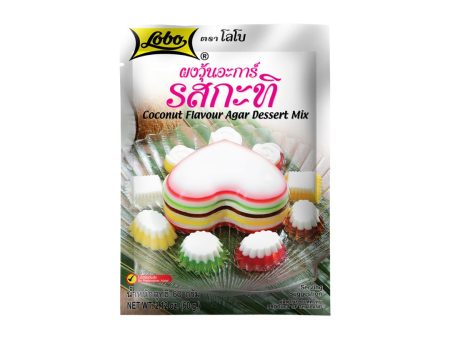 LOBO COCONUT FLAVOUR AGAR DESSERT MIX 60G Fashion