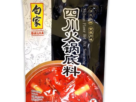 BAIJIA SICHUAN FLAVOUR HOT POT SEASONING 200G 白家调味料-四川火锅底料 Sale