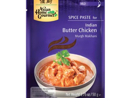 ASIAN HOME GOURMET INDIAN BUTTER CHICKEN CURRY PASTE 50G Online Sale