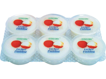 COCON NATA DE COCO PUDDING LYCHEE 6X80G 荔枝椰果布丁 Discount