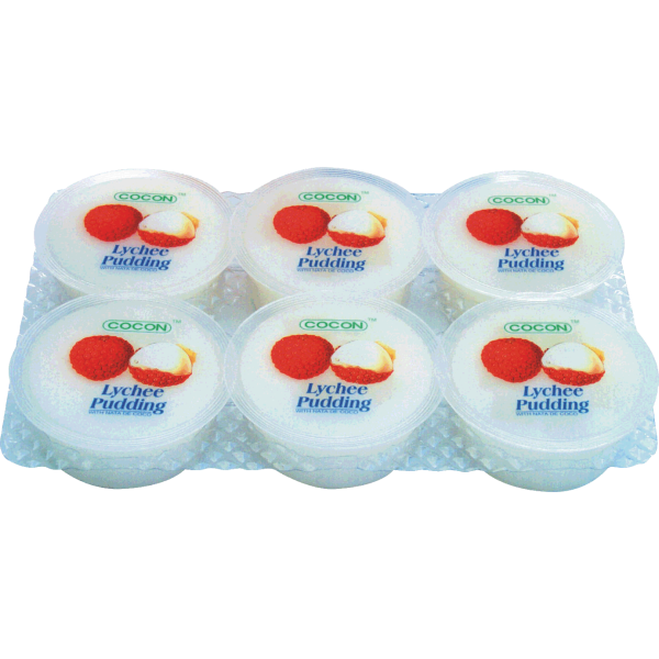 COCON NATA DE COCO PUDDING LYCHEE 6X80G 荔枝椰果布丁 Discount