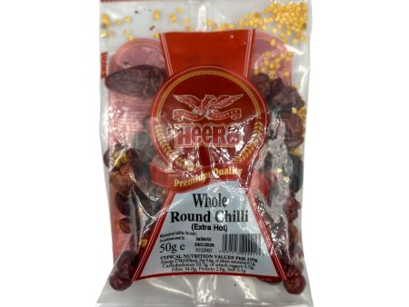 HEERA WHOLE ROUND CHILLI EXTRA HOT - 50G For Discount