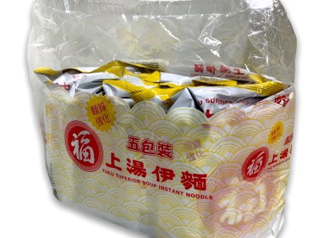 FUKU SUPERIOR SOUP INSTANT NOODLE EMEI, PACK OF 5 福字上湯伊麵 Supply