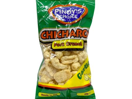 PINOY S CHOICE CHICHARON GARLIC (PORK CRUNCH) - 80G on Sale