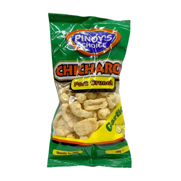 PINOY S CHOICE CHICHARON GARLIC (PORK CRUNCH) - 80G on Sale