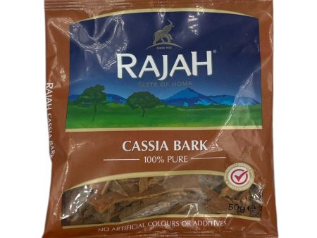 RAJAH WHOLE CASSIA BARK - 50G Online now