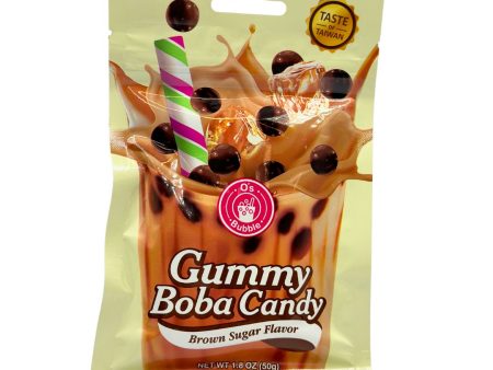 O S BROWN SUGAR FLAVOUR GUMMY BOBA CANDY 50G Online