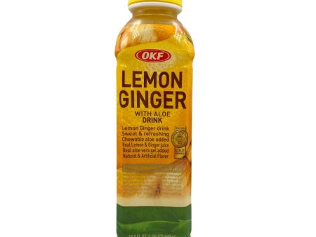 OKF LEMON GINGER WITH ALOE JUICE 500ML Supply