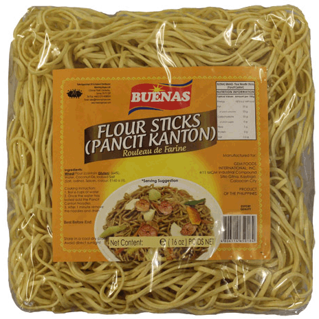 BUENAS FLOUR STICKS PANCIT CANTON 227G 菲律賓麵條 Online