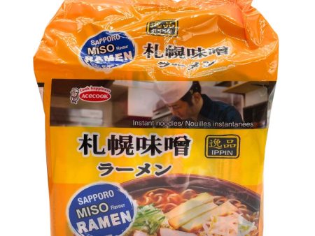 ACECOOK SAPPORO MISO RAMEN, PACK OF 4 逸品札幌味噌拉麵 (4包裝) Supply