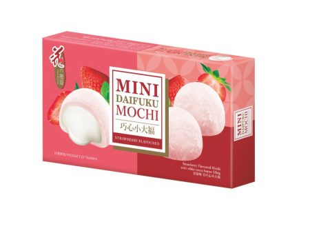 LOVE & LOVE STRAWBERRY MINI DAIFUKU MOCHI 80G 花之戀語 巧心小大福 草莓風味 Online Hot Sale