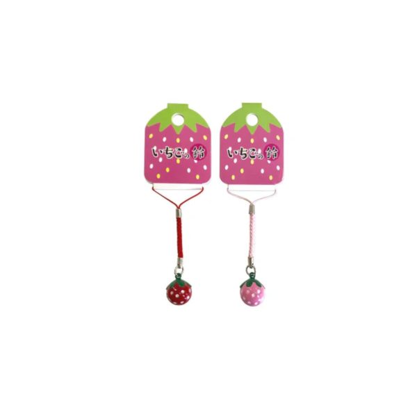 STRAWBERRY BELL CHARM PINK RED Online Hot Sale