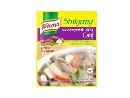 KNORR TAMARIND SOUP MIX WITH TARO SINIGANG SA SAMPALOK MIX GABI 22G Cheap