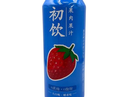 CHU YIN STRAWBERRY FLAVOUR FRUIT DRINK 500ML 初見果汁飲品-草莓味 Fashion