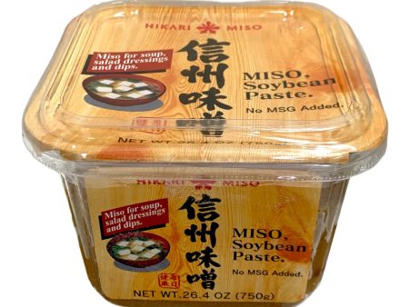 HIKARI SHINSHU MISO CUP SOYBEAN PASTE (WHITE TYPE) 750G 信州味噌 Online now