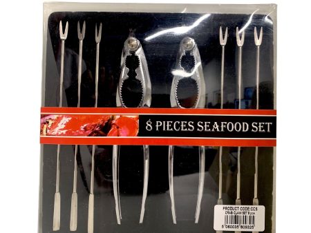 8 PIECE CRAB CLAW SET Cheap