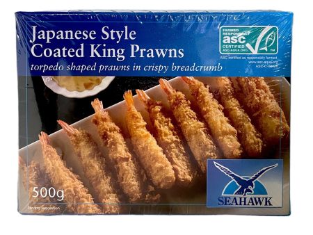 SEAHAWK FROZEN JAPANESE STYLE COATED KING PRAWNS 500G (APPROX 32 PIECES) Hot on Sale