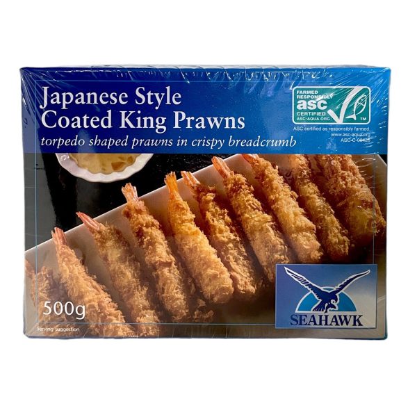 SEAHAWK FROZEN JAPANESE STYLE COATED KING PRAWNS 500G (APPROX 32 PIECES) Hot on Sale